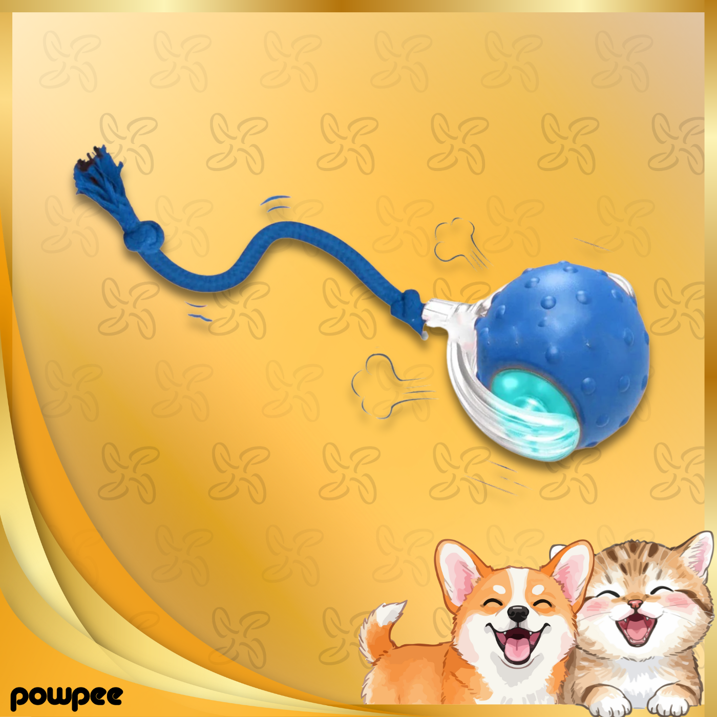 Interactive Pet Toy Ball Super Drive Pet Rolling Ball